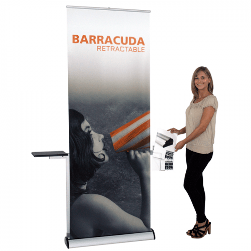 Barracuda Retractable Banner Stand