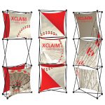 Xclaim Popup Display 1-x-3-kit