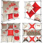 Xclaim Popup Display 3-x-3-kit