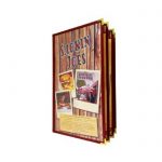 14 x 8.5 | 4 Panel / 8 View (Bookstyle) | Cafe Cover