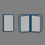 8.5 x 5.5 | 4 Panel / 8 View (Bookstyle) | Cafe Cover