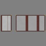 Cafe Menu Cover for 11 x 8.5 with half panel 11 x 4.25