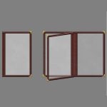 8.5 x 5.5 | 3 panel / 6 view (Bookstyle) | Cafe Cover