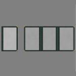 8.5 x 5.5 | 3 panel / 6 view | (Trifold) Cafe Cover