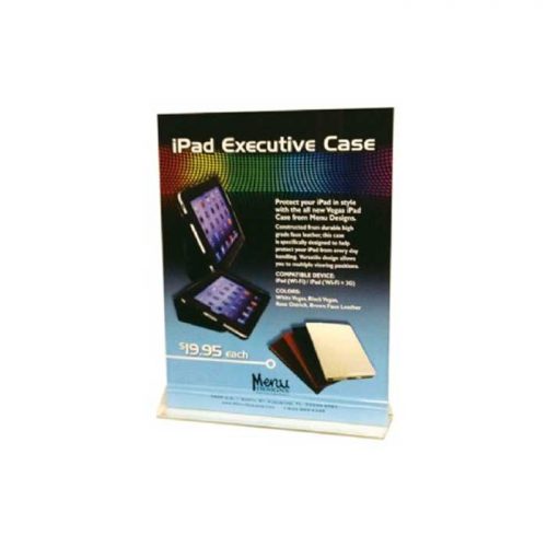 11" x 8.5" Clear Acrylic Table Stand