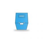 Box with Hanging Tab