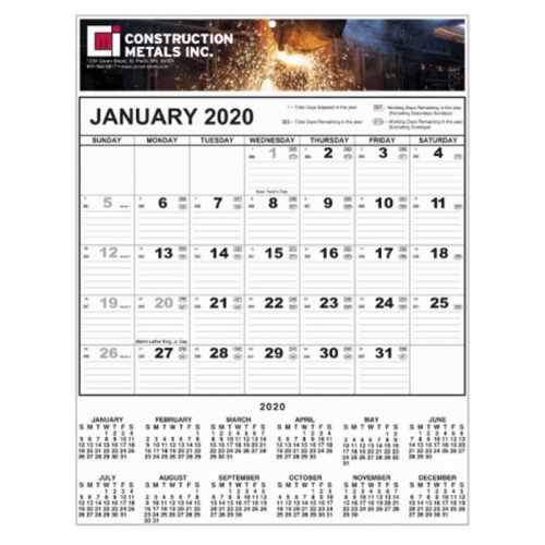 full-color-contractor-wall calendar