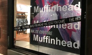 Sign Company for Worcester, Window Graphics for Muffinhead Sign