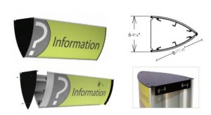 ADA-Projecting Triangular Signs