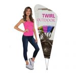 Twirl Outdoor flag