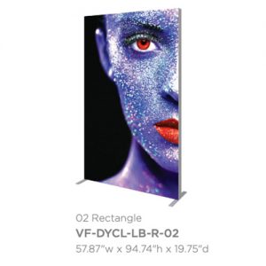 Vector Frame Dynamic Light Box 02 Rectangle