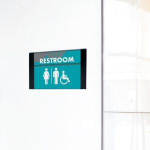 Restroom Sign from a Sign Company in Brooklyn, NY