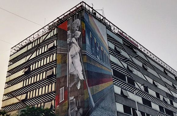 Large Format Printing Sign on Building in Brooklyn, NY