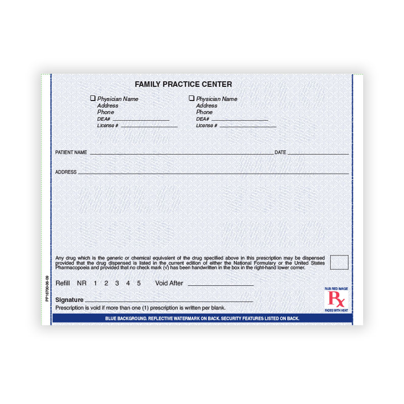 Order Prescription Pads in California 