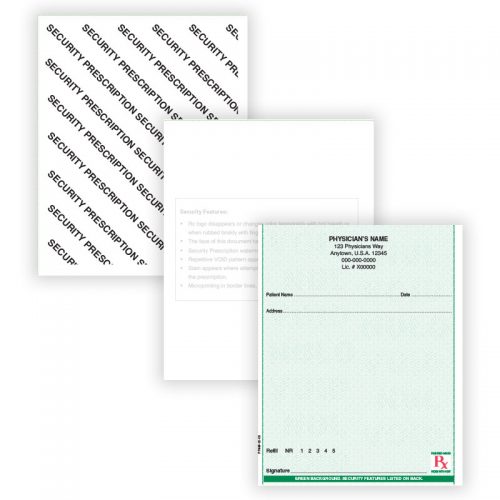 Green RX Pad Horizontal Generic