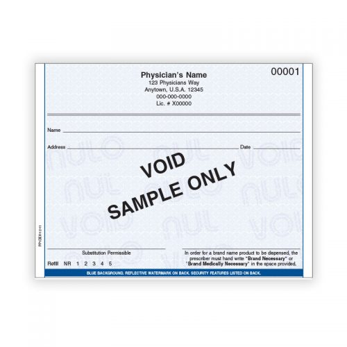 Prescription Pad Printing in California, Florida, New Jersey and More