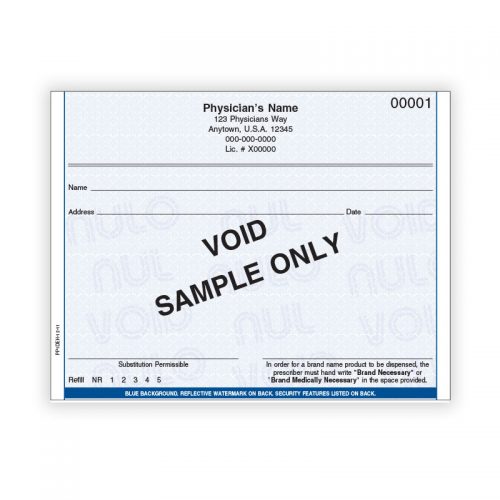 Prescription Pad Printing in California, Florida, New Jersey and More