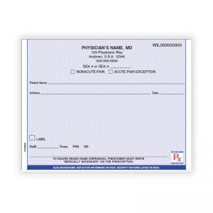 Order Prescription Pads in California, Florida, and New Jersey