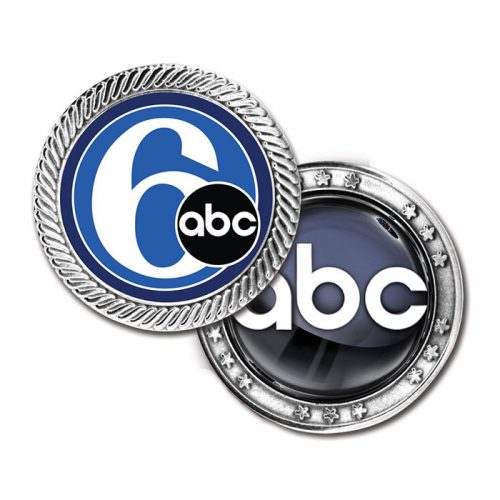 Full Color 1.75" Silver Tone Challenge Coin (Made in USA)