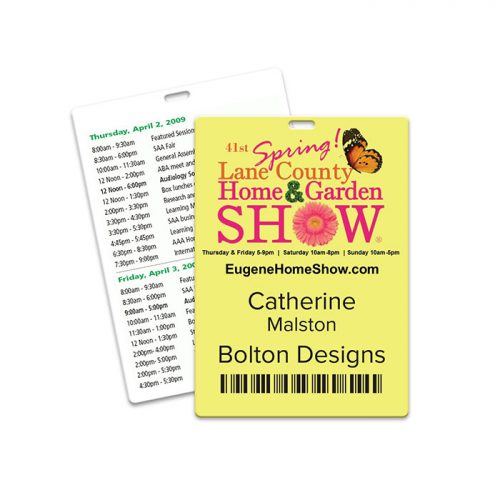 Full Color Value Priced Event Badge (6.00" x 4.25")