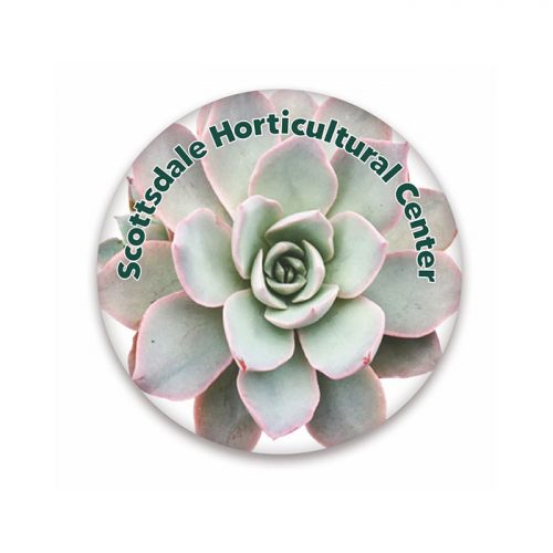 Soft Touch 2.25" Round Button with Pin Back