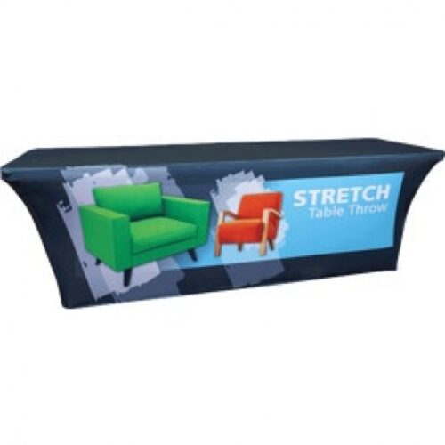 Stretch Table Cover, Printed, 8ft, 6ft, 4ft Sizes