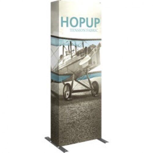 Hopup 2.5ft Tension Fabric Display, Straight Frame