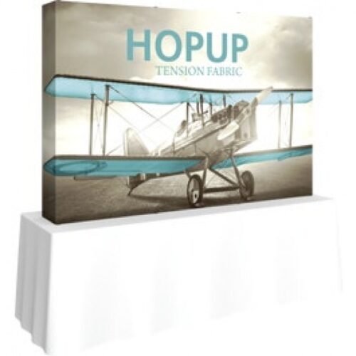 Hopup 7.5ft Tabletop Tension Fabric Display, Straight Frame