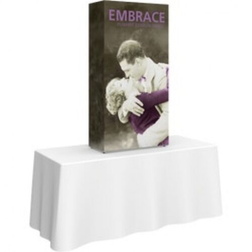 Embrace 2.5ft Tabletop Collapsible Tension Fabric Display