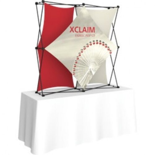 Xclaim 5x5ft Tabletop Pop Up Display Banner 02, 3 Graphics
