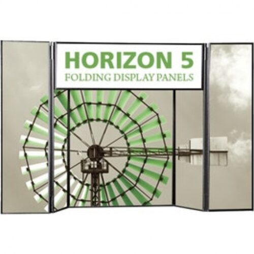 Horizon 5 6x3ft Tabletop Folding Display Board, 5 Panels