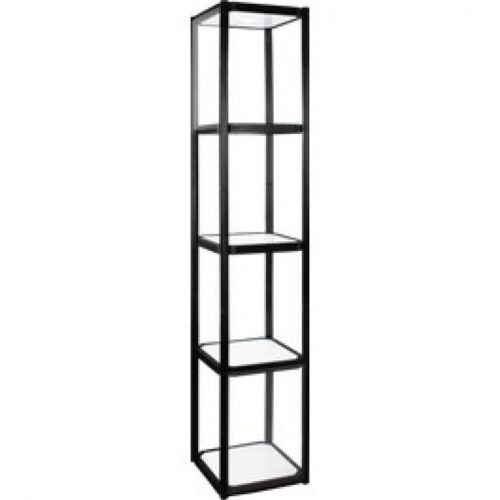 Twist Portable Display Cabinet With 4 Shelves