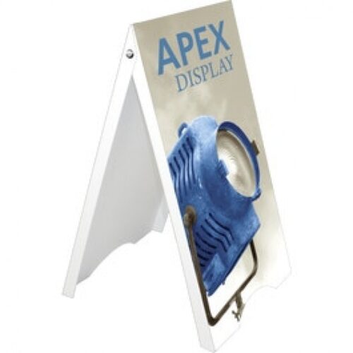 Apex Plastic Outdoor Sign Stand, A-Frame, Double Sided