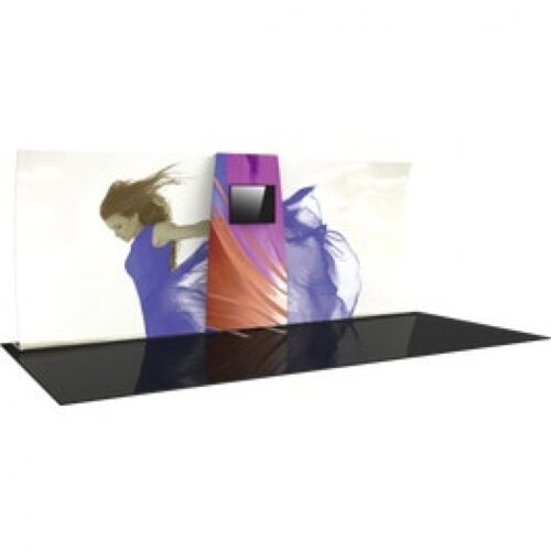 Formulate 4x8ft Display Connector 07, Curved Design w/Monitor Mount