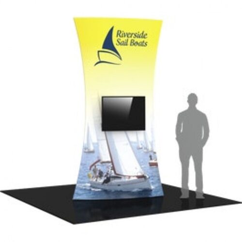 Formulate 10ft Tower 03 Tension Fabric Structure w/2 Monitor Mounts