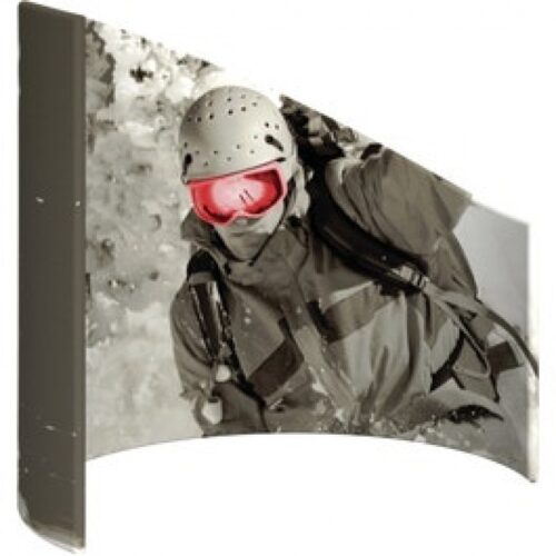 Formulate C-Shaped Wall Tension Fabric Structure