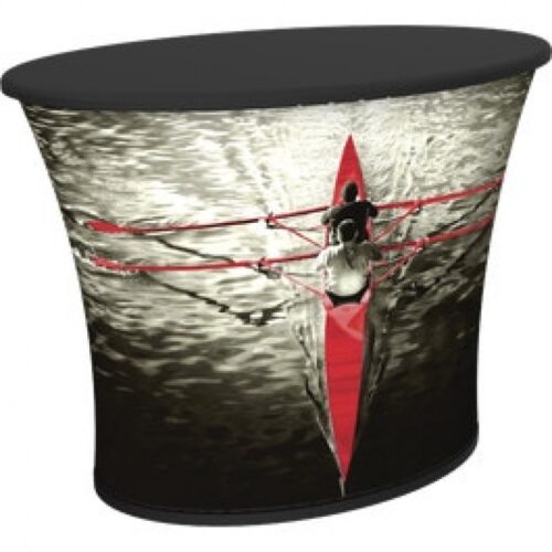 Symphony 2x3ft Oval Counter, Custom Graphic