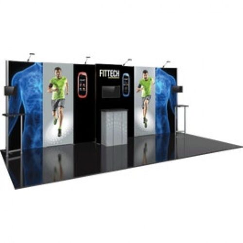 Hybrid Pro 09 10x20 Modular Display, 2 Backlit Panels