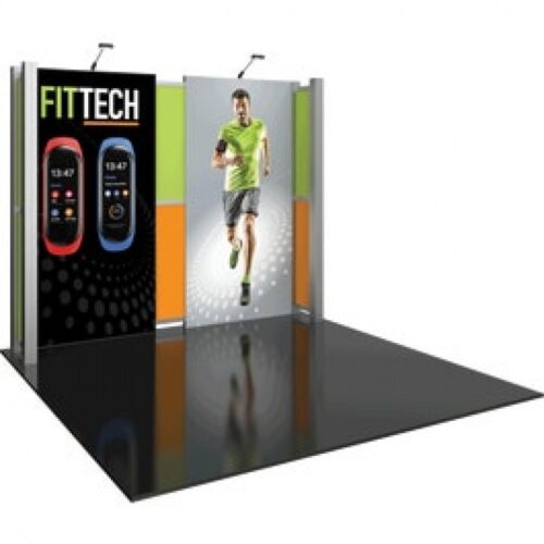 Hybrid Pro 05 10x10 2 Panel Modular Display, LED Lighting