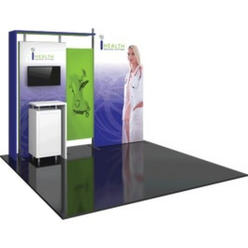Hybrid Pro 03 10x10 Modular Display, Backlit Panel, Storage Counter