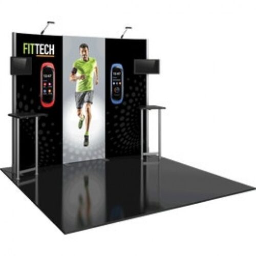 Hybrid Pro 01 10x10 Modular Display, Backlit Panel, 2 Tables