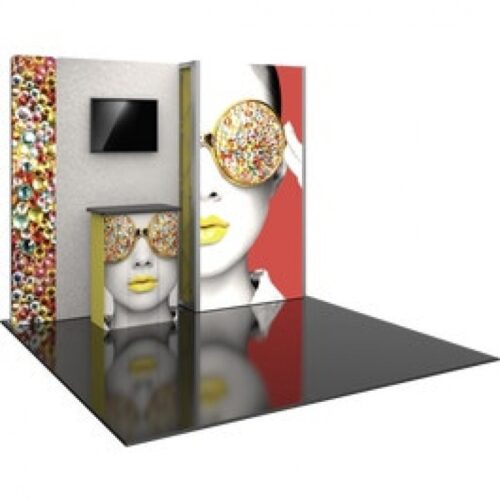 Vector Frame 16 10ft 4 Panel Modular Display, Backlit Graphics
