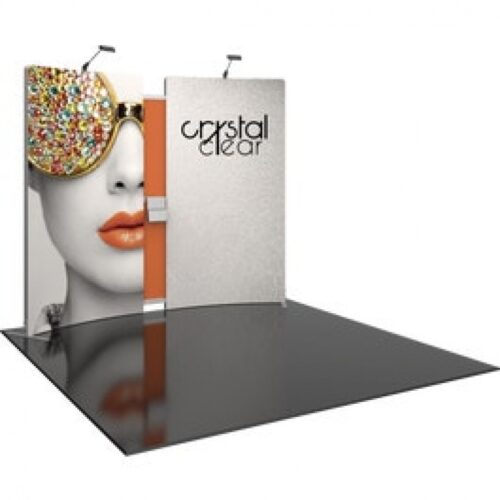 Vector Frame 11 10ft 2 Panel Modular Display w/Literature Holder