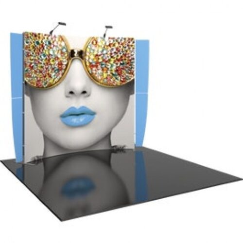 Vector Frame 09 10ft Curved Modular Display w/Graphic Counter