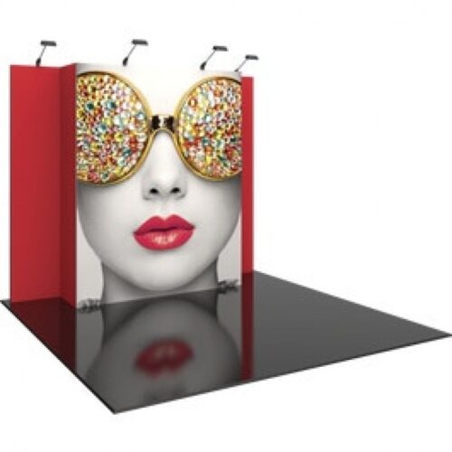 Vector Frame 04A 10ft 5 Panel Modular Display w/LED Lighting