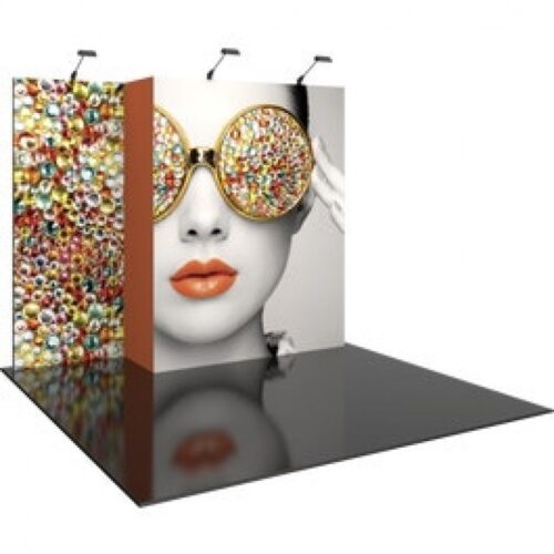 Vector Frame 03 10ft 4 Panel Modular Display w/Lighting