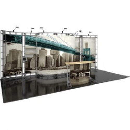 Orbea Orbital Express 20ft Truss Display, 5 Panels, Graphic Counter