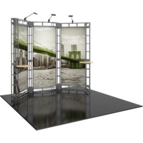 Sirius Orbital Express 10ft Truss Display, 3 Panels, 2 Tabletops