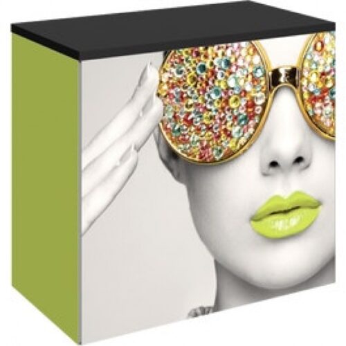 Vector Frame 3x3ft Trade Show Counter 01, Rectangle