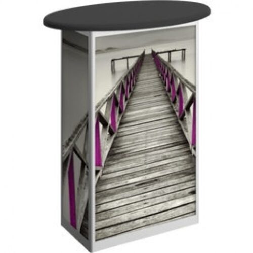 Linear 3x3ft Oval Counter, Custom Graphics